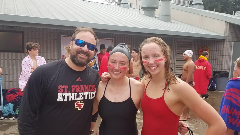Swimming Defeats Christian Brothers in Holy Splash