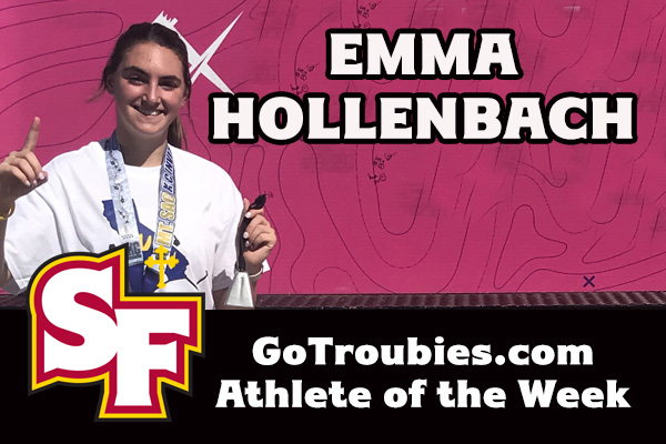 Cross Country’s Hollenbach Named GoTroubies.com Athlete of the Week