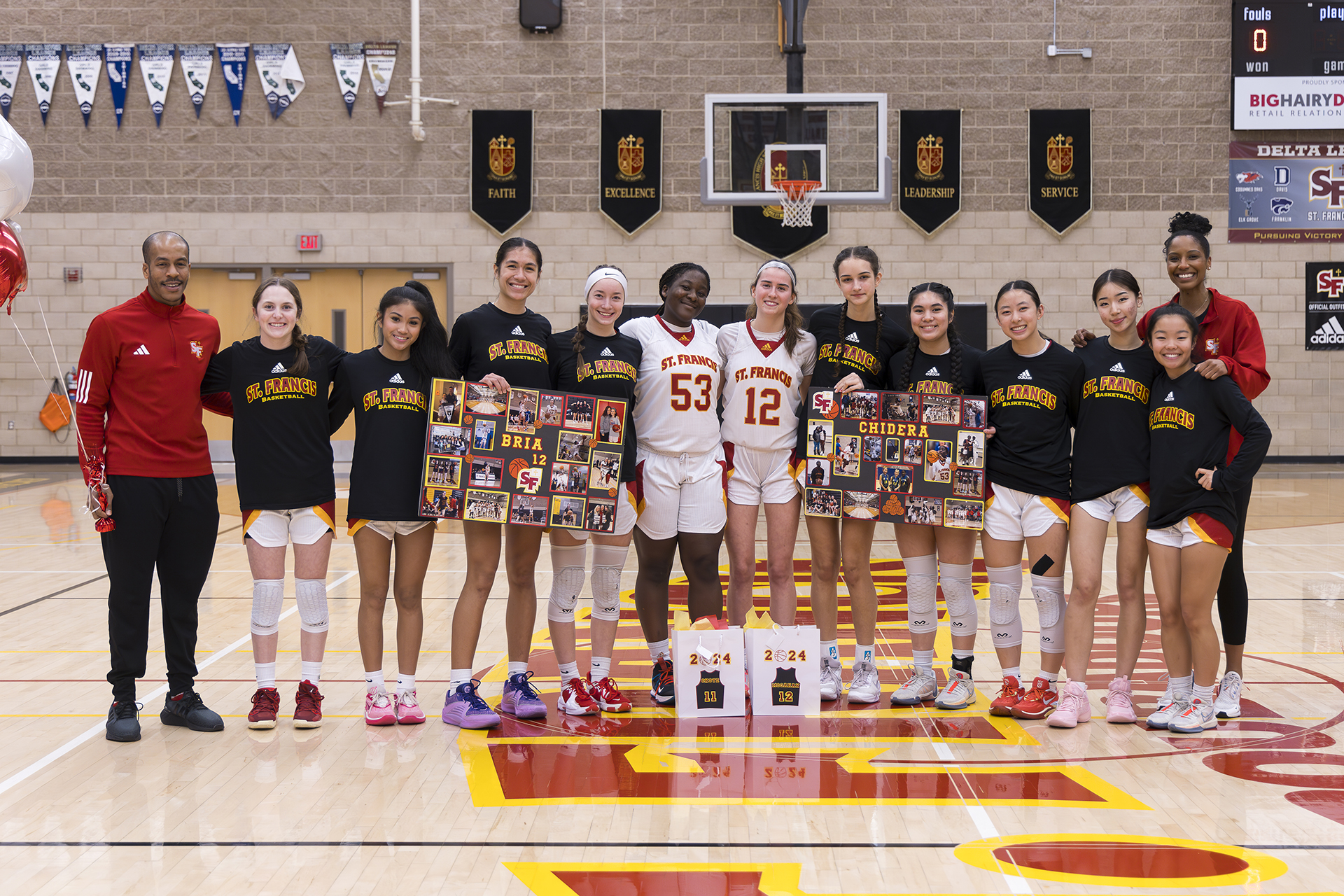 Troubies celebrate seniors with resounding win over PG