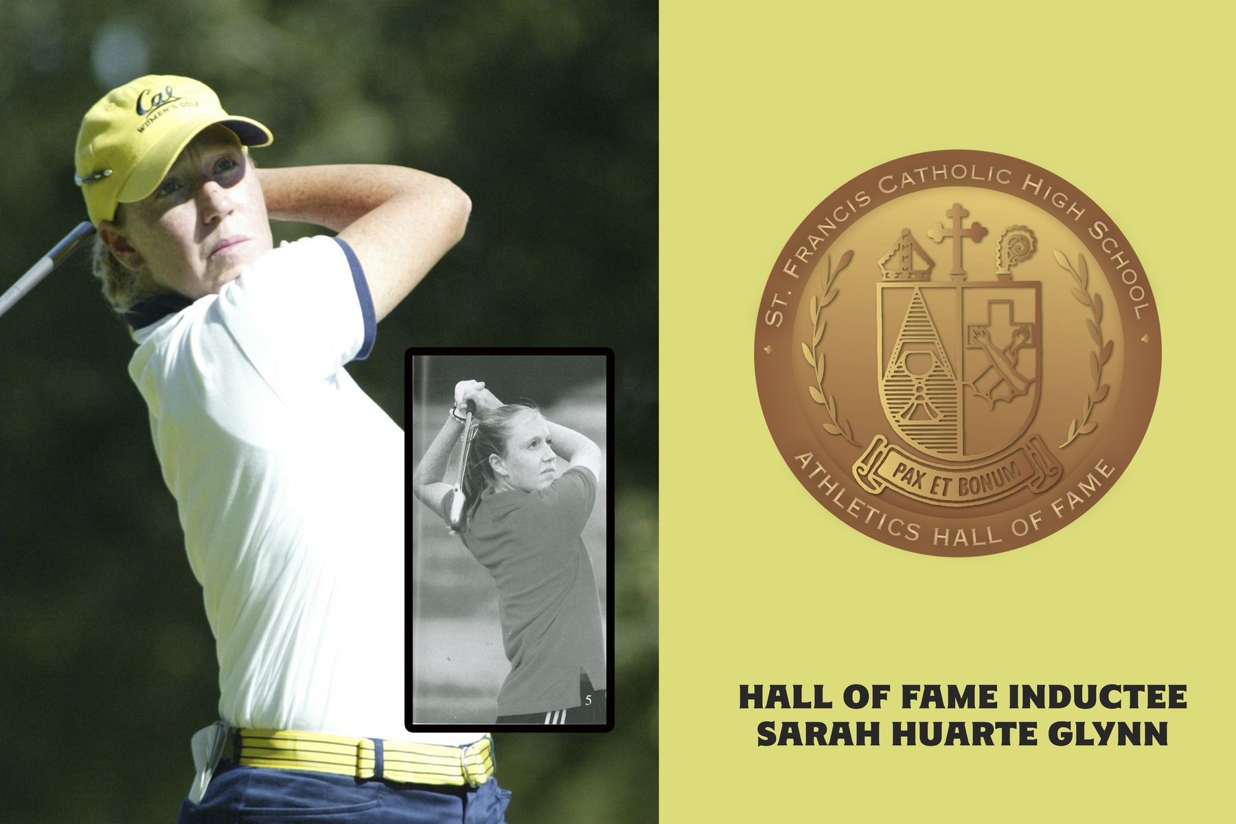 Former Golfer Sarah Huarte Glynn Selected to First Athletics Hall of Fame Class