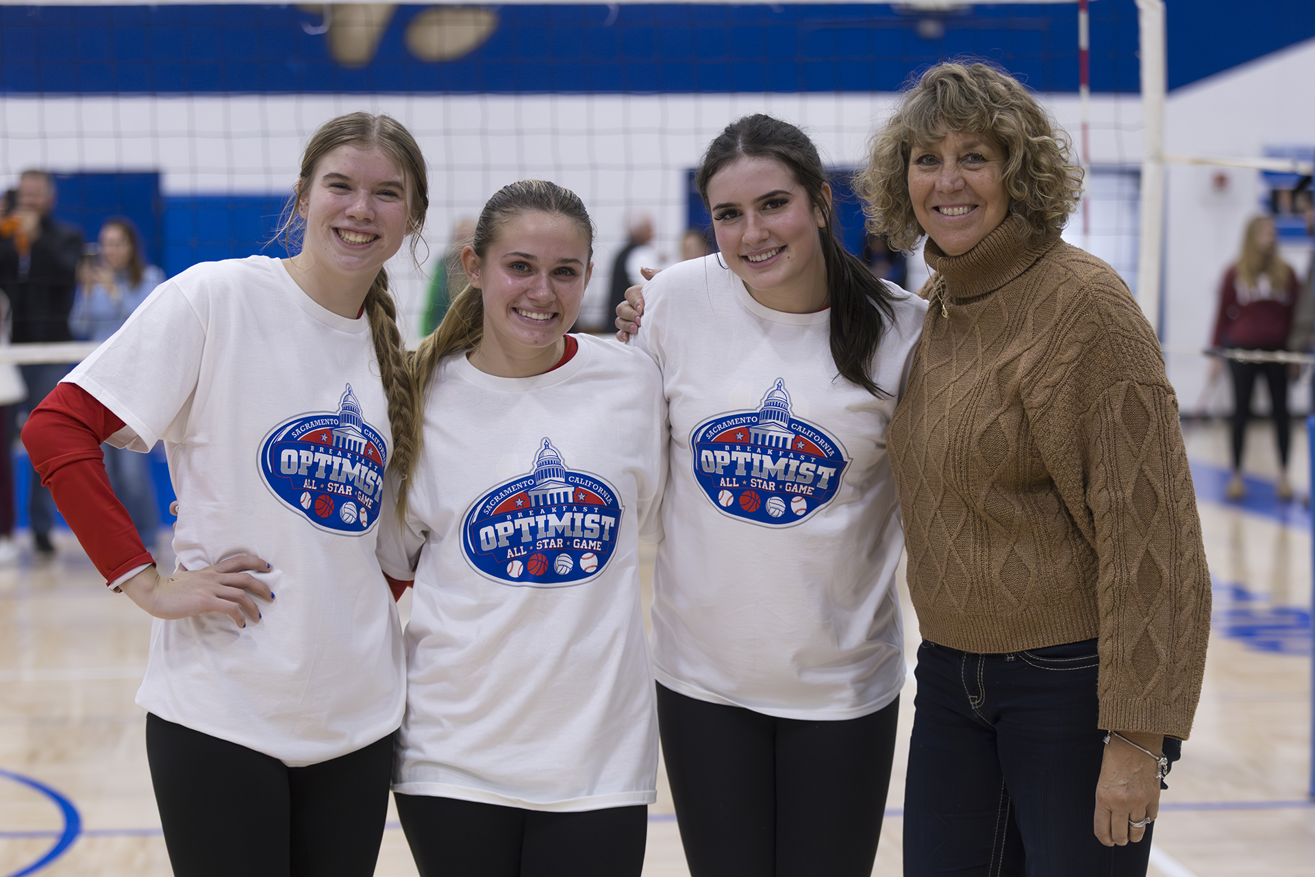 Wright honored as Coach of the Year at Optimist All-Star match