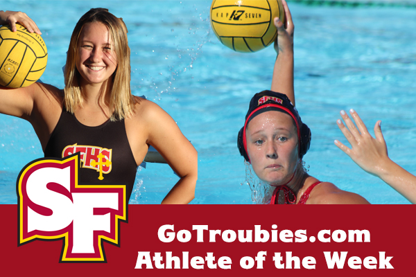 Water Polo’s Houck Named GoTroubies.com Player of the Week