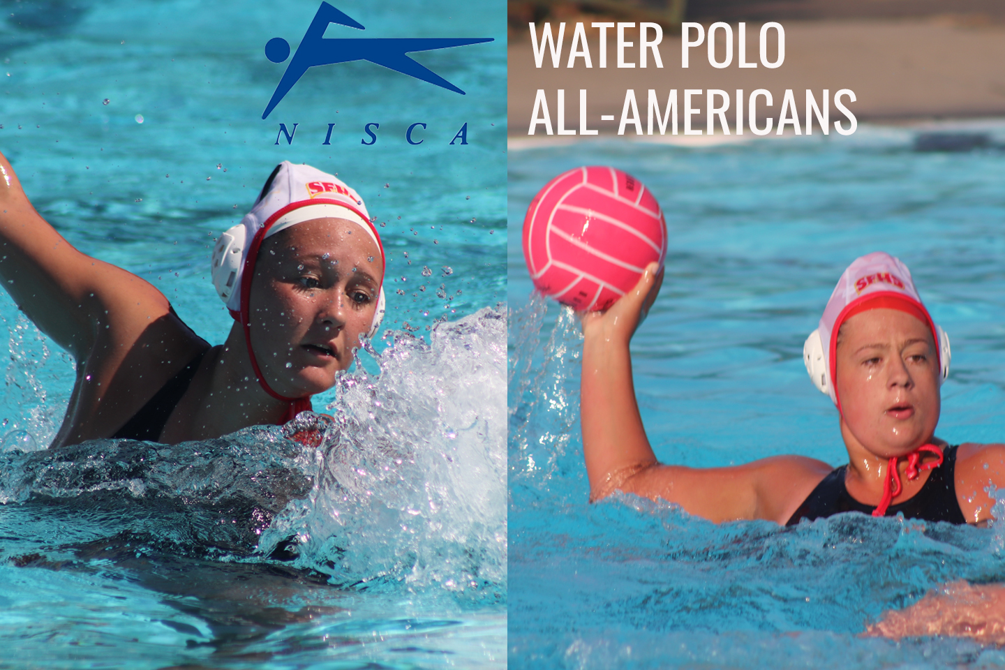 Houck and Slater Earn NISCA Water Polo All-America Honors
